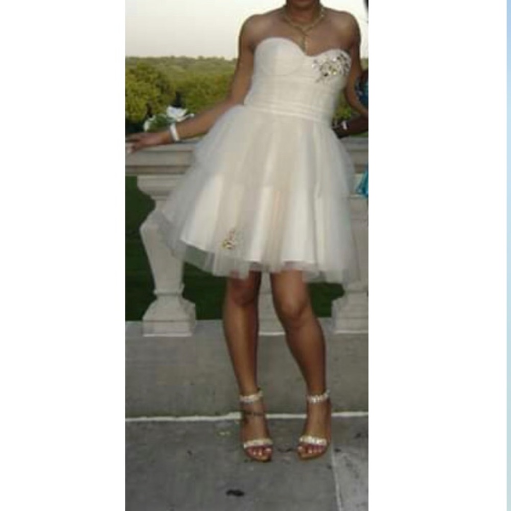 Beaded tulle dress